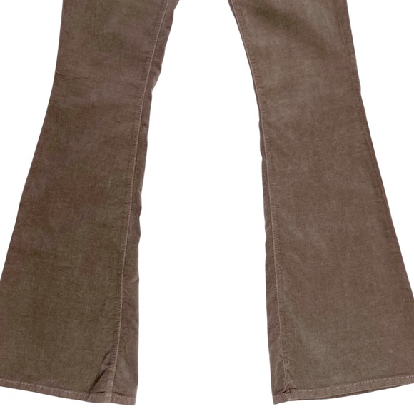 Mother The Curfew Velvet Low Rise Flare Pants Size 28 - Picture 5 of 13